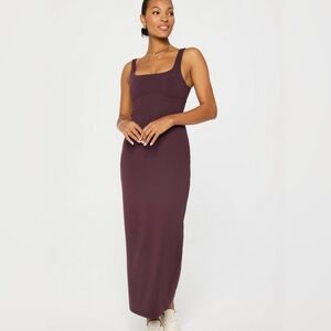 Fabletics PureLuxe Oxblood Maxi Dress